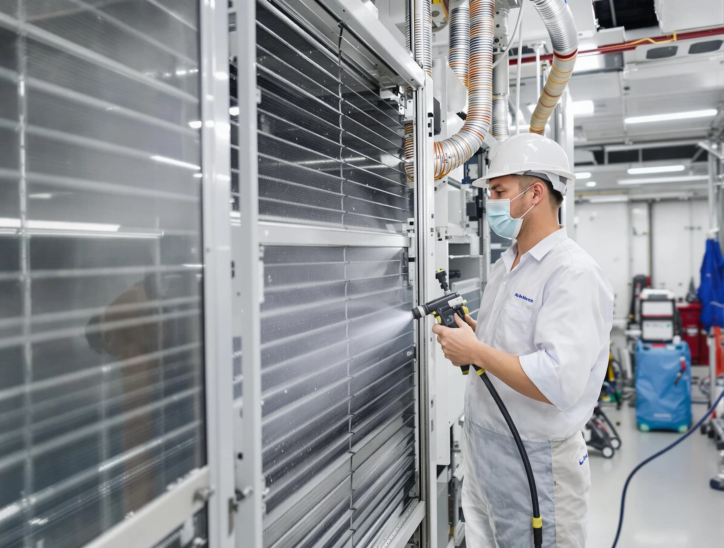 Professional AC coil cleaning by Slaughterville Air Duct Cleaning in Slaughterville