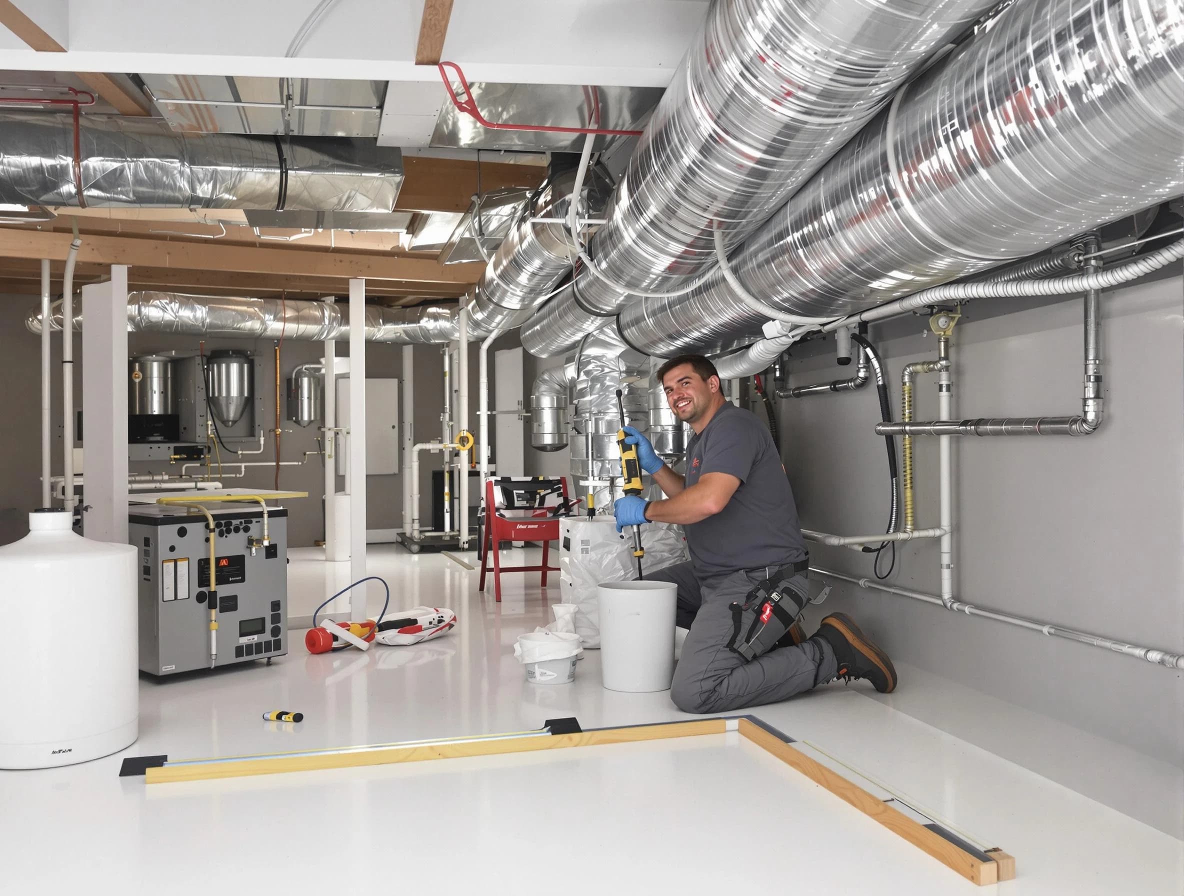 Professional duct sealing service by Slaughterville Air Duct Cleaning in Slaughterville