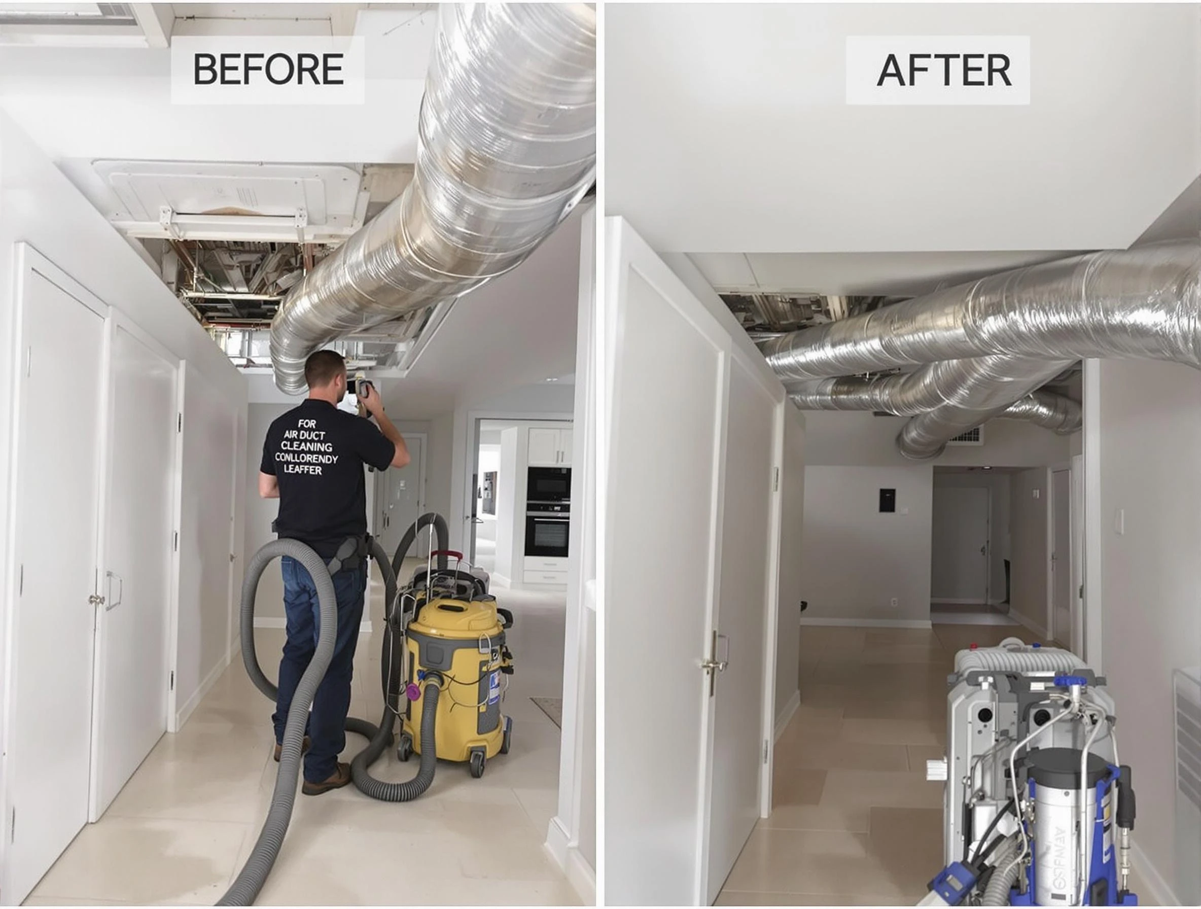 Slaughterville Air Duct Cleaning professional performing thorough air duct cleaning in Slaughterville