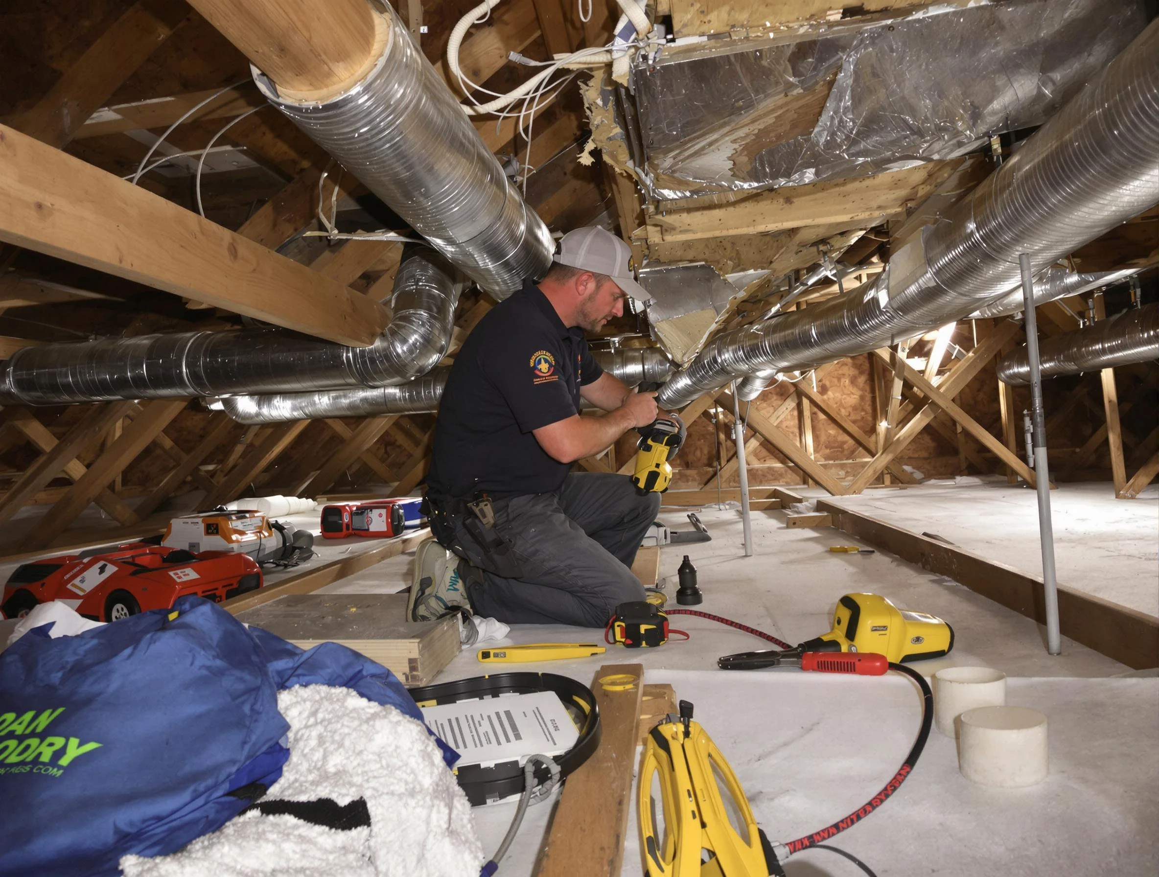 Professional air duct repair by Slaughterville Air Duct Cleaning in Slaughterville