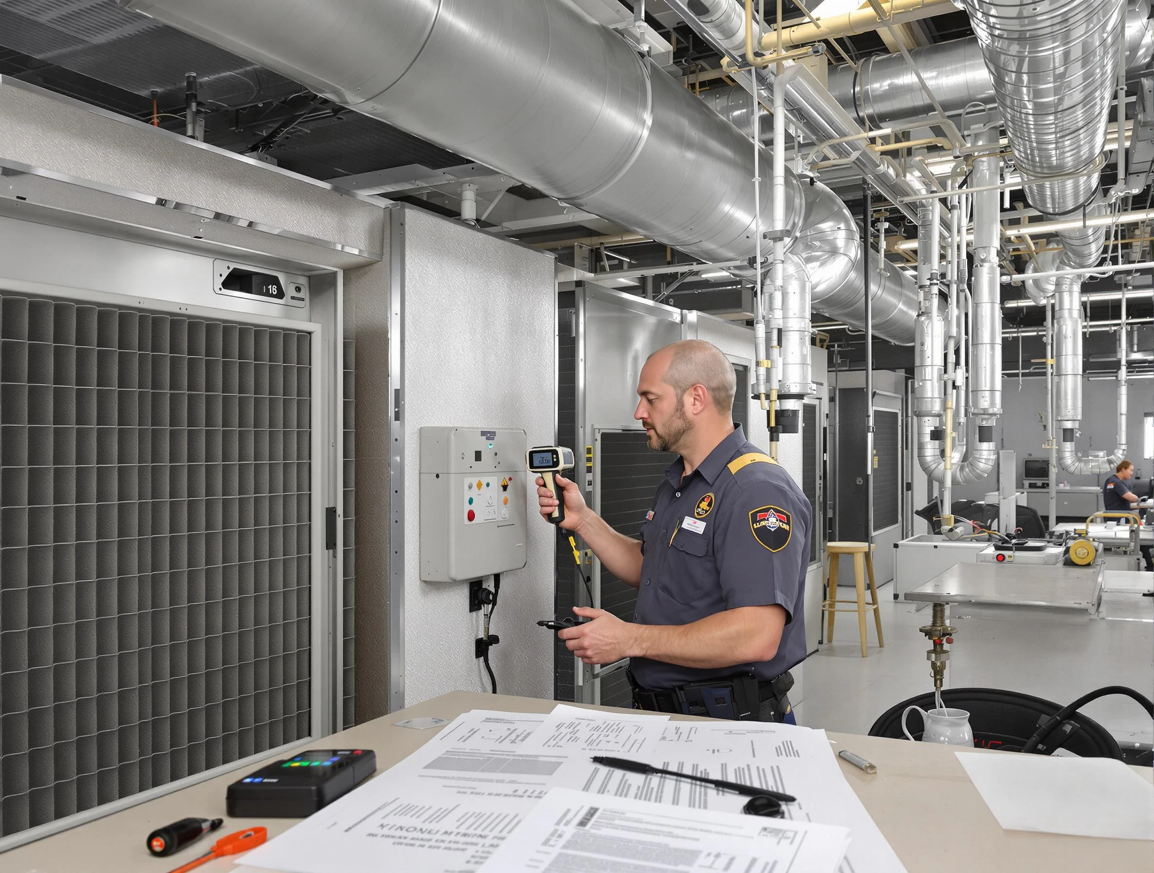 Professional filter system inspection by Slaughterville Air Duct Cleaning in Slaughterville